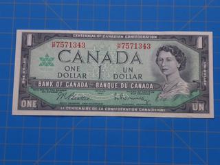 (1) Canadian - Bank of Canada $1.00 Bill