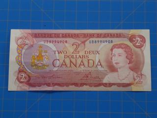 (1) Canadian - Bank of Canada $2.00 Bill