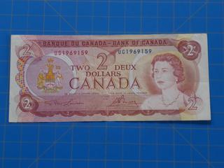 (1) Canadian - Bank of Canada $2.00 Bill