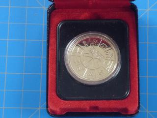 (1) 1978 Edmonton Commonwealth Games Coin in Case