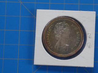 (1) Canadian Silver Dollar, British Columbia 1871-1971 Centennial Coin