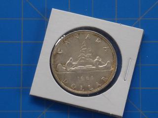 (1) Canadian Silver Dollar Coin, 1961