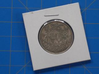 (1) Canadian 1944, 50 Cent Coin