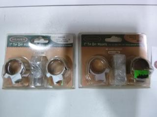 (2) Weaver 1 In. .22 Cal Tip Off Rings Silver (Upstairs)