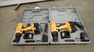 (2) Cordless Drive and Drill, C/w 18 V Battery and Charger, 18 V DC, 550 RPM, 10mm Chuck (D-1)