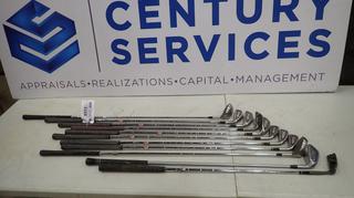 Qty of Assorted Golf Clubs (F1)