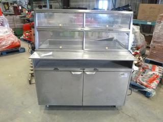 Quest 2- Door Refrigeration Unit w/ Display Case On Top (NW BayDoor)