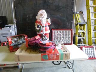 Lot of Assorted Christmas Decorations (CRIB)