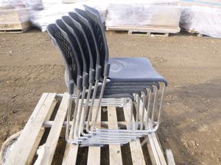 Qty of Plastic Stacking Chairs (Row 4)