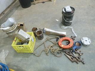 Qty of Misc Items Including Nails, Oil Filters, Snake, Stud Finder and More (NW BayDoor)