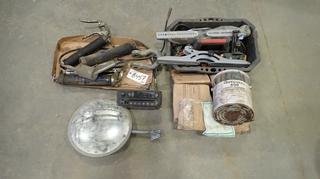 Grease Guns, Mirror, Radio, Assorted Misc, Polyguard 600 Coating Solutions (NW BayDoor)