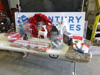 Lot of Assorted Christmas Decorations (EBC)