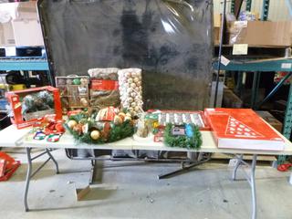 Lot of Assorted Christmas Decorations (EBC)