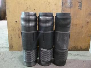 Qty of (3) 6 1/2 In. Series 1 Slotted Mandrel (Part # AH65-S1-002, Unused)