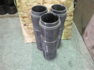 Qty of (3) 4.75 In. Series 1 Slotted Mandrel (Part # AH47-S1-002, Unused)