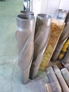 Qty of (3) 6.5 In. Spiral Blade Stabalizer w/ Straight Housing