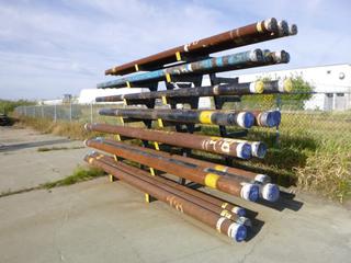 5ft X 8ft  Powder Coated Double Sided Cantilever Storage Rack *Note: Contents Not Included*