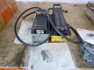 (2) Air/Hydraulic Pumps w/ 2-Stage Release Mechanism And Internal Relief Valve, 160cc *Note: Running Condition Unknown*