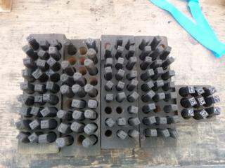 Qty Of Incomplete Numerical And/Or Alphabetical Steel Stamp Sets