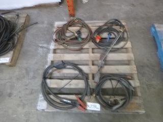 Qty Of (2) Blow Torches C/w Oxy/ Acetylene 1/4in Hose And Aicair Csk4000 Carbon Arc Air Gouging Torch