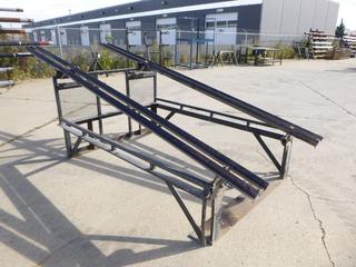 94in X 68in X 43in Steel Truck Rack Frame C/w Headache Rack, Side Arms And Pipe Holders