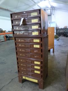 Lawson S-Drawer System C/w (12) Drawers, Stand And Contents