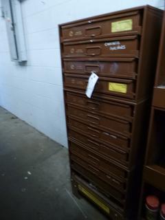 Lawson S-Drawer System C/w (11) Drawers, Stand And Contents