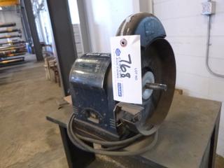 16in X 21 1/2in Custom Work Table C/w Parts Only Mastercraft 8in Bench Grinder