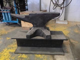 Anvil C/w Custom Metal Stand