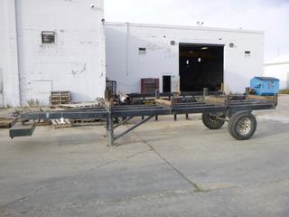 186in X 48in Custom Built S/A Pipe Trailer C/w (4) 55 1/2in Bunks