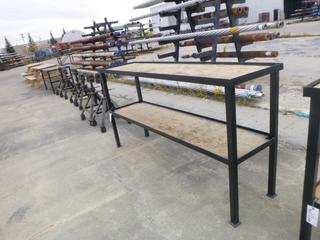90in X 12in X 48 1/2in Custom Metal Shelf
