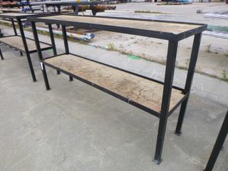 90in X 12in X 48 1/2in Custom Metal Shelf
