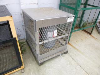 30in X 32in X 33in Justrite 4-Cylinder Storage Locker *Note: Cylinders Not Included*