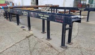 (2) 18ft8in X 18in X 34.5in Custom Flat Pipe Racks *Note: Buyer Responsible For Load Out*