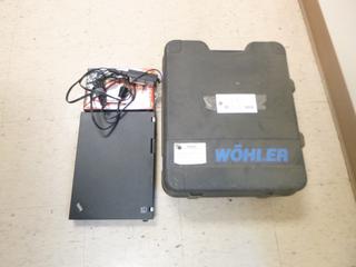 Wohler VIS 330 Visual Inspection System C/w 7in TFT-LCD Monitor And Thinkpad R-Series Laptop. SN 915