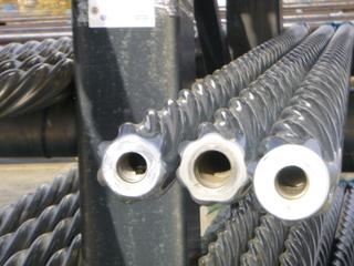Qty of (3) 4.75in Rotors, 7 lobe,  3.8stg- 2 3/8" REG  /  1"-6 STUB ACME LH (RC). SN R27118009-7-38, SN R475010-7-38, SN R24801689-7-38
