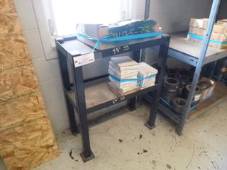 30in X 15in X 36.5in Custom Metal Shelf *Note: Contents Not Included*
