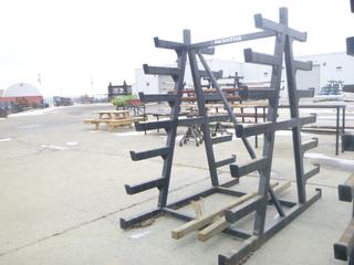 60in X 103in X 100in Custom Double Sided Cantilever Storage Rack