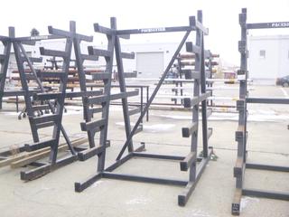 60in X 103in X 100in Custom Double Sided Cantilever Storage Rack