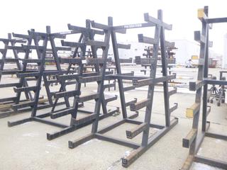 48.5in X 103in X 100in Custom Double Sided Cantilever Storage Rack