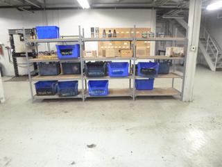150in X 24in X 96in Industrial Racking w/ Adjustable Shelf *Note: Contents Not Included*