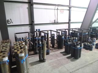 (2) 78.5in X 38in X 36in Cylinder Storage Racks *Note: Contents Not Included, Buyer Responsible For Load Out*