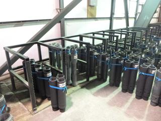 Qty Of (3) 78.5in X 38in X 36in Cylinder Storage Racks *Note: Contents Not Included, Buyer Responsible For Load Out*