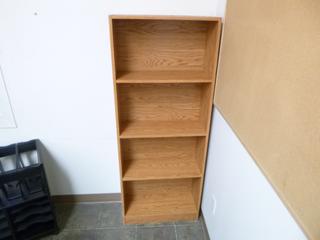 24in X 9in X 60in 4-Shelf Book Case