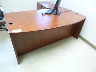 41.5in X 71in X 29in Office Desk *Note: Contents Not Included*