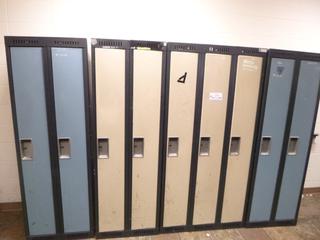 Qty Of (3) 2-Door Lockers C/w 3-Door Locker