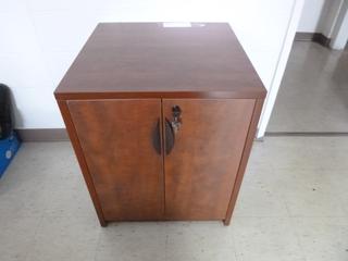 24in X 24in X 29.5in Portable 2-Door Locking Cabinet