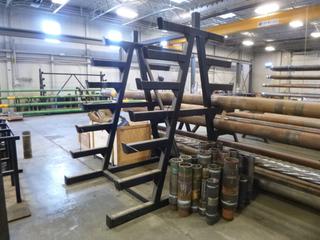 103in X 60in X 92in Custom Double Sided Cantilever Storage Rack *Note: Contents Not Included*