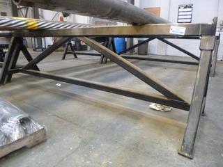 Qty Of (2) 122in Custom Steel Sawhorses