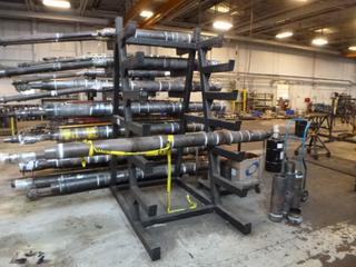 103in X 48in X 100in Custom Double Sided Cantilever Storage Rack *Note: Contents Not Included*